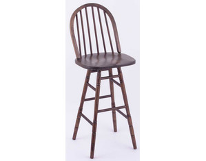 Holland Bar Stool Dutchman Promotional Oak Wood High Spindle Back Seat Stool - Fast FREE FedEx Shipping!
