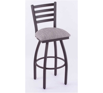 Bronze with Fern Plush  Glass Black Seat