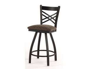 Holland Hardwoods Ontario Metal Stool with Back (Ontario-)