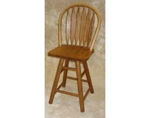 Holland Hardwoods Windsor Medium Oak Stool - Fast FREE FedEx Shipping!