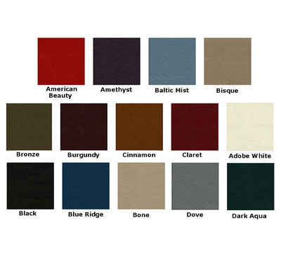 Available Seat Material and Colors5