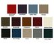 Available Seat Material and Colors5