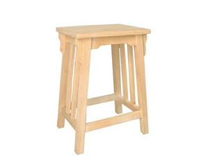 International Concepts Unfinished Mission Counter Stool