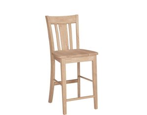 International Concepts Unfinished San Remo Stool
