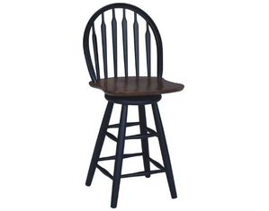 International Concepts Windsor Arrowback Swivel Stool