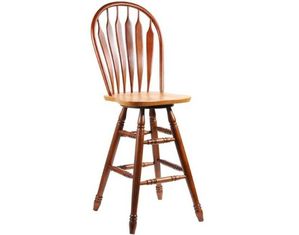 International Concepts Windsor Steambent Arrowback Bar Stool in Cinnemon Espresso Finish