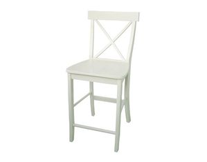 International Concepts X Back Counter Height Stool