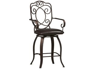 Linon Home Decor Products Crested Back Counter Stool