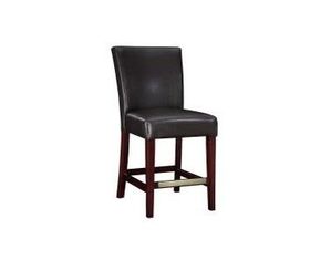 Powell 24 inch Brown Bonded Leather Counter Stool
