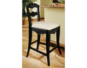 Powell 24 inch Hills of Provence Black Counter Stool (896-430)