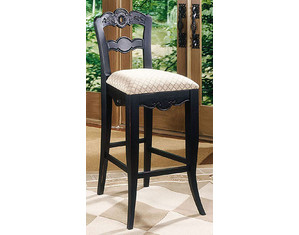 Powell 30 inch Hills of Provence Black (896-432) Bar Stool