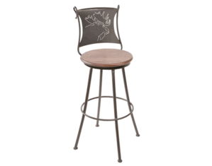Stone County Bull Moose (904-001) Bar Stool