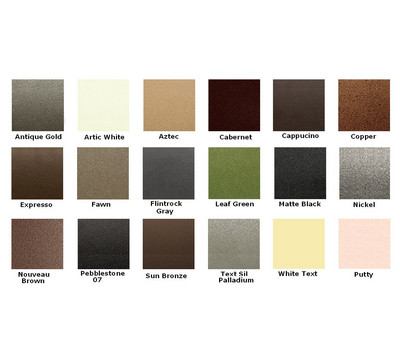 Available Frame Finishes