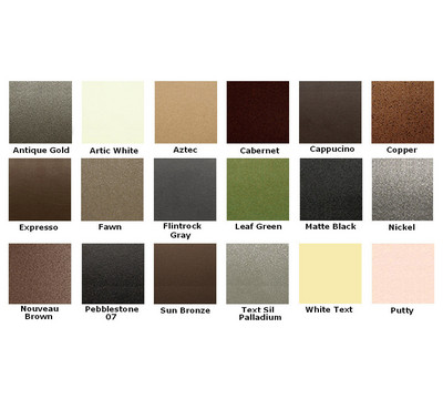 Available Frame Finishes