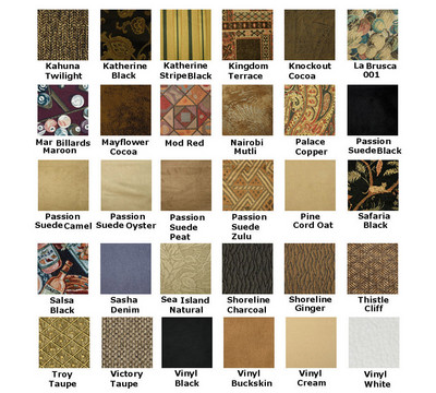 Available Upholstery Colors 2