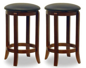 Winsome 24 inch Swivel Counter Stool Set of 2