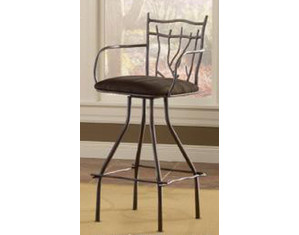 Artisan Home Furniture Branch Swivel Stool with Upholstered Seat (LHR54BS)