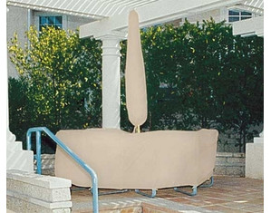 Dayva Deluxe Offset Umbrella Cover with High Reach Rod