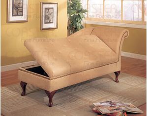 Union Square White Microfiber Chaise Lounge