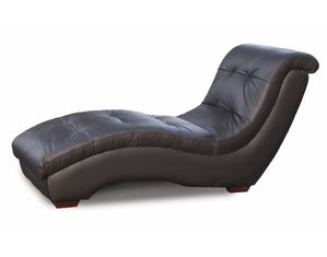Diamond Sofa Metro Chaise Lounge Sofa in Black - Fast FREE FedEx Shipping!
