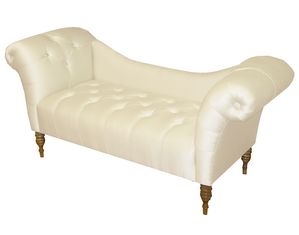 Skyline Furniture Chaise Lounge in Shantung Parchment