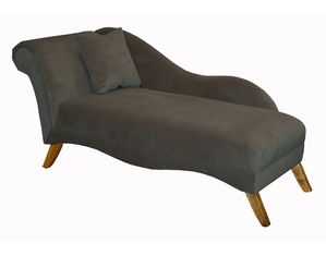 Skyline Furniture Chaise Lounge in Velvet Pewter