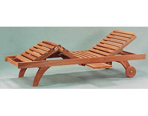 Anderson Teak Sun Lounger with Adjustable Back and Knee Side