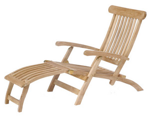 Jewels of Java Steamer Chair Chaise Lounge - Fast FREE FedEx Shipping!
