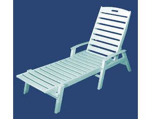 Polywood Nautical Chaise Lounge