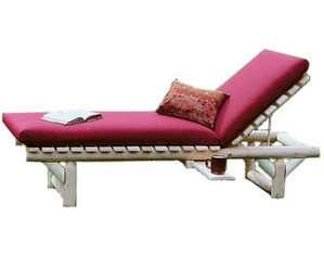 Rustic Natural Cedar Furniture Lounge Chair - Fast FREE FedEx Shipping!