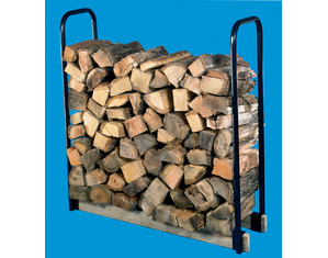 HY-C Black Painted Adjustable Length 2 x 4 Tubular Log Rack Kit