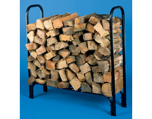 HY-C Black Painted Medium Tubular Log Rack