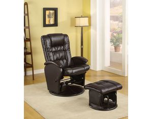 Union Square The Tyler Collection Glider IV With Ottoman