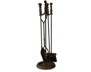 UniFlame 5 PC BRONZE FIRESET WITH BALL HANDLES