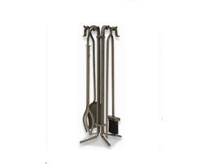UniFlame 5 PC BRONZE FIRESET WITH CROOK HANDLES