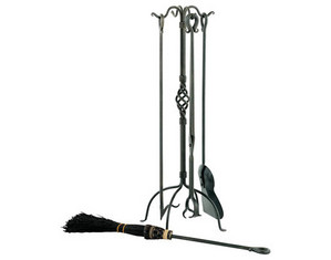 Stone County Basketweave Fire Tool Set