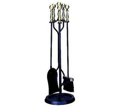 UniFlame_31_inch_5_Pieces_Antique_Brass_and_Black_Fireset_with_Ball_Handles_Fireplace_Tool.jpg