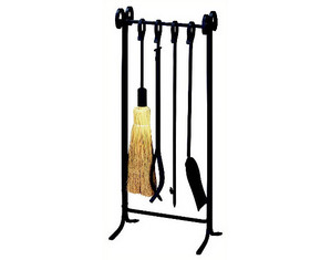 UniFlame 5 Pieces Black Heavy Weight Inline Fireset