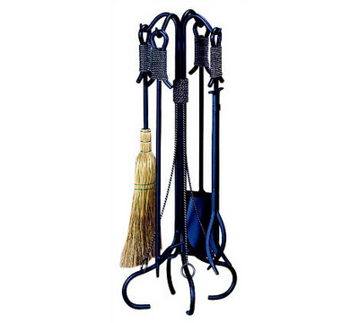 UniFlame_5_Pieces_Black_Wrought_Iron_Fireset_with_Cooper_Rope_Fireplace_Tool.jpg
