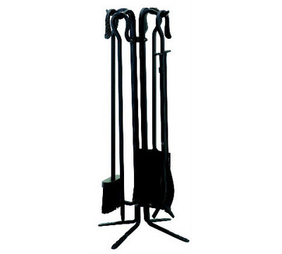 UniFlame_5_Pieces_Black_Wrought_Iton_Fireset_with_Crook_Handles_Fireplace_Tool.jpg