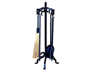 UniFlame 5 Pieces Heavy Weight Black with Fireset