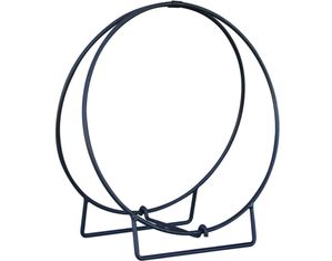 UniFlame 36 Inch Black Log Hoop Fireplace Grate
