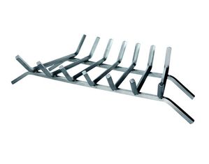 UniFlame 7 Bar Stainless Steel Bar Grate Fireplace Grate