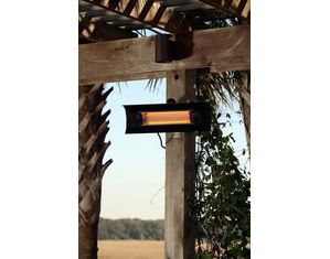 Fire Sense Black Steel Wall Mounted Infrared Patio Heater