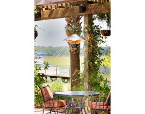 Fire Sense Hanging Stainless Steel Halogen Patio Heater