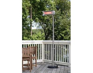 Fire Sense Stainless Steel Telescoping Offset Pole Mounted Infrared Patio Heater