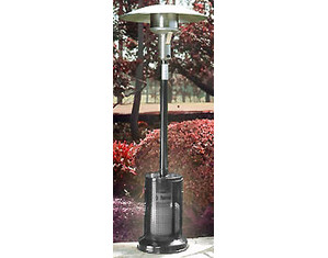 Sunglo Black Portable Liquid Propane Patio Heater - Fast FREE FedEx Shipping!