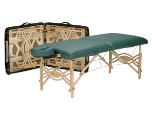 Earthlite Spirit LT Portable Massage Table Silver Package