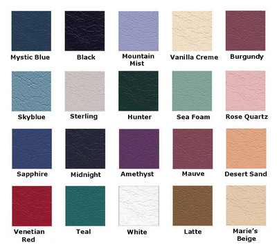 Available Upholstery Colors