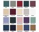 Available Natursoft Vinyl Colors